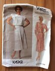 Vogue 1544 Kasper Ladies Dress Size 12 Sewing Pattern American Designer Vtg 1985