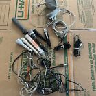 Lot Of  6 Vintage Microphone Lot-Untested - Headphones Sony Sears Realistic prop