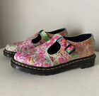 Dr. Martens Polley Daze Floral Buckle Shoes Mary Janes Womens US 8 (EU 39)