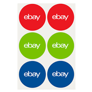 3” eBay Sticker – Red, Blue and Green