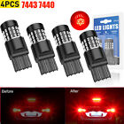 7443 7440 7444 7441 LED Bulbs Brake Stop Light Lamp Red Super Bright 4pcs (For: 2000 Honda Accord)