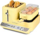NOSTALGIA RETRO 3-IN-1 BREAKFAST STATION TOASTER GRIDDLE EGG COOKER COMBO YELLOW