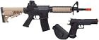 Game Face GFR37PKT Warrior Protection Spring-Powered Airsoft Rifle And PistolKit