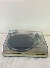 VINTAGE TECHNICS DIRECT DRIVE AUTOMATIC TURNTABLE SYSTEM SL-D202 POWERS ON