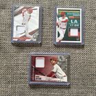 Shohei Ohtani Relic Lot (3) Majestic Materials 2019, Topps 2019, & Limited 2022