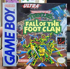 Teenage Mutant Ninja Turtle Fall of the Foot Clan Game Boy Box and Inserts Only