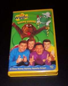 The Wiggles Yummy Yummy VHS  1999 Tape Not Tested Nice Case