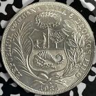 1934 Peru 1 Sol Lot#D6924 Large Silver Coin! High Grade! Beautiful!