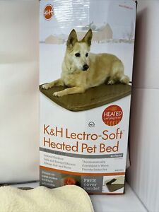 K&H Lectro Soft Heated Pet Bed Med 19