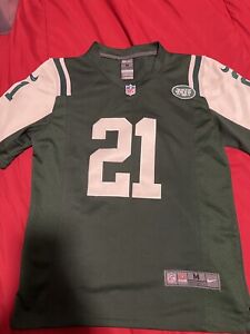 NFL New York Jets Chris Johnson 21 Nike Green Jersey Youth Size Medium