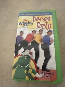 The Wiggles: Dance Party VHS Video Tape Clamshell