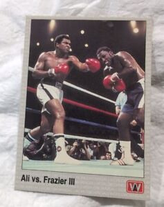 MUHAMMAD ALI  vs. JOE FRAZIER III Boxing 1991 AW Sports Card #148 Free Shipping