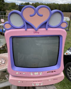 Disney Princess Tv DT1350-P -WORKS- With DVD Player