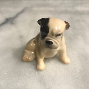 Royal Doulton Mini Dog Figurine K 2V English Bulldog - 1.7/8