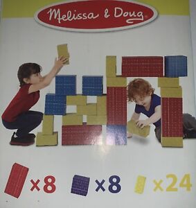 Melissa & Doug Deluxe Jumbo Cardboard Blocks (24 pc) Extra Thick NEW
