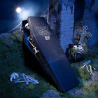 Life-Size Coffin Skeleton Cardboard Box, Haunted House, Scary Party Decor, 60