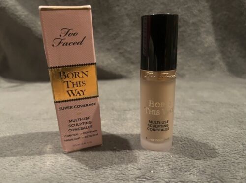 Too Faced Born This Way Super Coverage Multi-Use Concealer VANILLA Full Size NEW