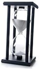 Hour Glasses with Sand Hourglass Sand 60 Minutes Black Frame With White Sand