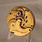 130 YEARS OLD RUNNING MOVEMENT DIAL HANDS ELGIN 15j HUNTER CASE 16s POCKET WATCH