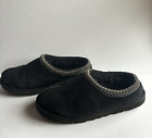UGG Women’s Tasman Classic Black Suede Sheepskin Slippers Size 11 US, 44 EU