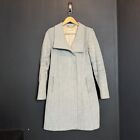 Aritzia Babaton Atelier Grey Coat Wool Cashmere Blend Size Small Women FLAWED