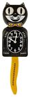 Limited Edition Yellow/Blue Kit-Cat Klock Swarovski Crystals Jeweled Clock