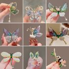 Fashion Crystal Zircon Flower Butterfly Insect Brooch Pin Charm Women Jewelry