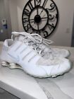 Nike Womens Shox NZ White Lace Up Low Top Running Sneakers 635791-113 Shoes 9