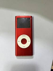 Apple iPod nano 2nd Generation Product Red (4gb) for parts or not working