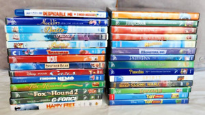 New Listing28 LOT DISNEY & Other Animated CLASSIC Kids Movies DVD/BLU-RAY, Pre-Owned VGUC