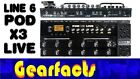STUDIO QUALITY -Upgraded Line 6 Pod X3 HD Multi-Effects Guitar Pedal System