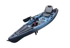 12' Pedal Fin Drive Powered Fishing Kayak | Sit-on-Top or Stand-Capable | 550