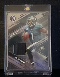 2022 ELEMENTS FOOTBALL ELECTRIC PATCH XENON JALEN HURTS /54 EAGLES !!!