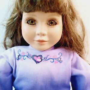 My Twinn Doll Poseable 23” Brown Hair Hazel Eyes with Clothes and Shoes