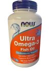 Now Foods Ultra Omega 3 Fish Oil Soft-gels 180-count