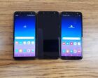 LOT OF 3 Samsung Galaxy A6 32GB SM-A600 Black Cricket Boost Mobile Sprint