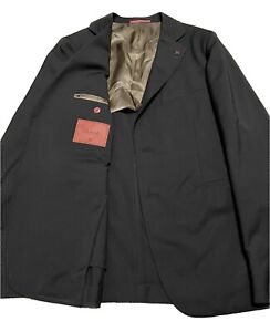NWT ISAIA - 50 (EU)/40 R - Dark Brown Wool/Mohair Sport Coat Blazer LIGHTWEIGHT