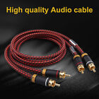 Audiophile 2 Male to 2 Male Dual RCA Audio Stereo Subwoofer Cable,Hi-Fi Primeda