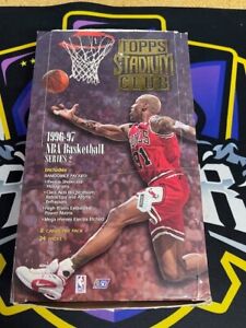 1996-1997 Topps Stadium Club Basketball Series 2 Wax Box
