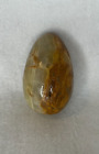Vintage Natural Agate Onyx Egg Carved Stone Crystal Reiki Stone Healing