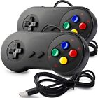 2PCS SNES Retro USB Wired Controller Gamepad Joystick for PC/MAC Free Shipping