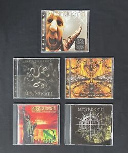 Meshuggah Lot - -5 CDs Rare Trax, Chaosphere, Catch, Nothing, Collapse