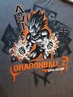 Vintage Rare NWT 2002 Dragon Ball Z® Crazy Saiyan Men's Shirt XXL Charcoal