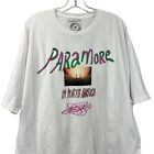 Paramore Unisex North America Tour T-Shirt White/Multi Size XXL