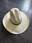 Bailey Straw 7x SHANTUNG Panama Western Cowboy Hat USA 6 3/4 54
