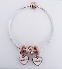 ⚘️Authentic Pandora Rose MOTHERS Bracelet Set ⚘️