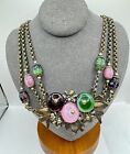 Rare Fabulous Miriam Haskell Art Glass Beads Necklace Book Pics Unsigned