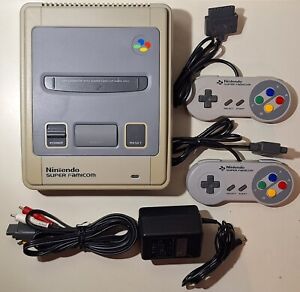 Nintendo Super Famicom Bundle - Console 2 Controllers Wiring Japanese US SELLER