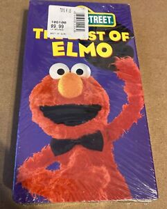 Sesame Street - The Best of Elmo (VHS, 1994) NEW & SEALED ! Toy R Us Sticker