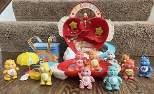 Vintage Kenner 1983 Care Bears Care-a-lot Playset, 10 Care Bear + Accessories